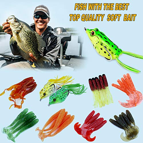 210pcs Fishing Lures Fishing Tackle Box Fishing Gifts for Men (210pcs tackle box)