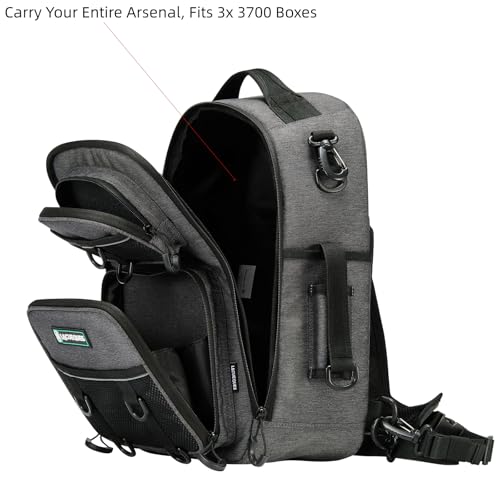 22L Wading Fishing Tackle Sling Bag (Grey)