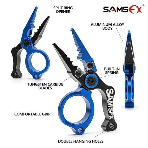 3.3 inch Fishing Pliers Saltwater (Blue)