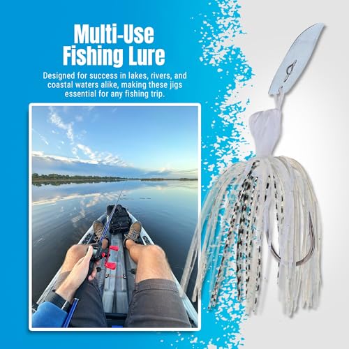 Breaker Jigs for Bass Fishing (Green Pumpkin / 3/8 Oz)