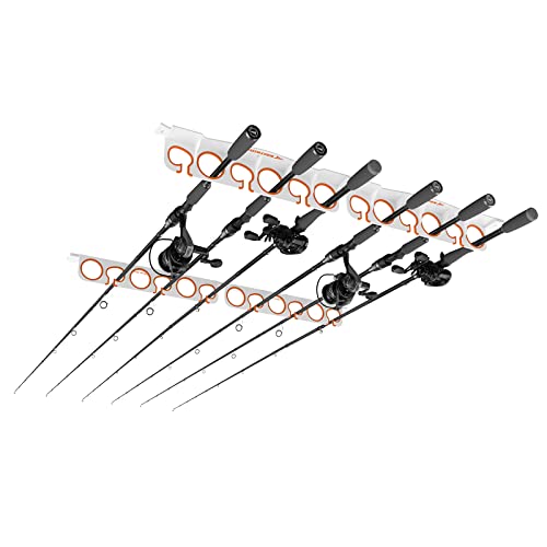 Horizontal Fishing Rod Holder (V6-2 Pack-White)