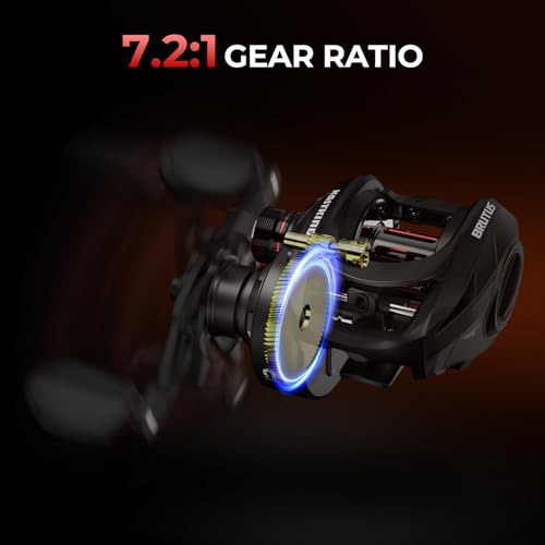 Brutus Twin Tip Baitcaster Combo (Right Handed Reel,6'0" M(2 Pcs + Extra Tip))