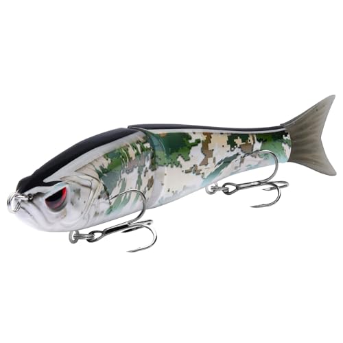 SwimShad Glide Baits Jointed Swimbait Bass Pike Salmon Trout Muskie Fishing Lure