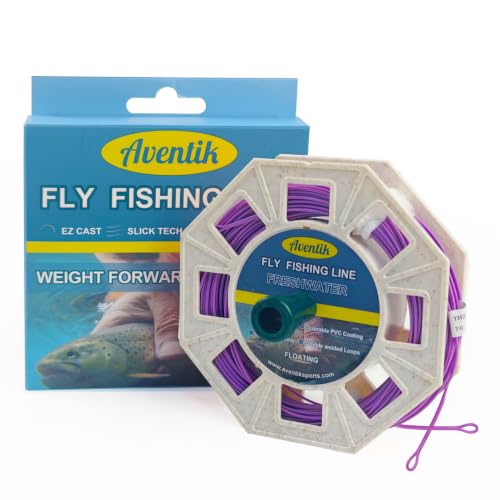 ProWeight WF Floating Fly Fishing Line Welded Loops Weight Forward Freshwater Trout Fly Line Kit WF 3 4 5 6 7 8 Low Stretch Slick Coating Accurate Casting