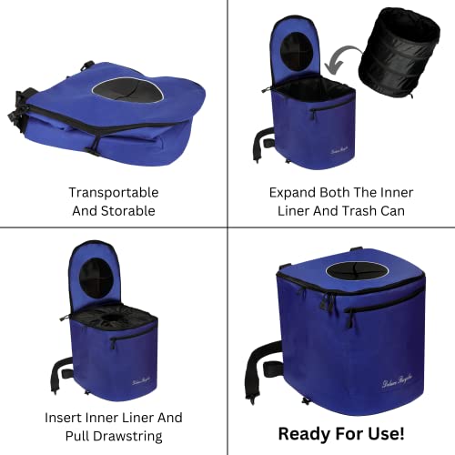Large Portable Trash Can for Boating and Camping