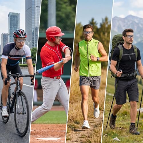 Polarized Sports Sunglasses for Men Women with UV400 Protection