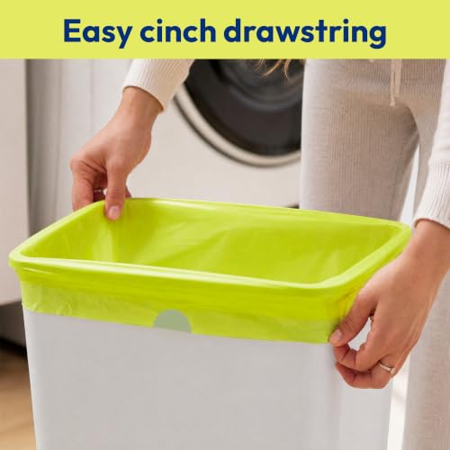 8 Gal 30L 120 Counts Drawstring Bin Liners (1 Count (Pack of 120) / 30l)