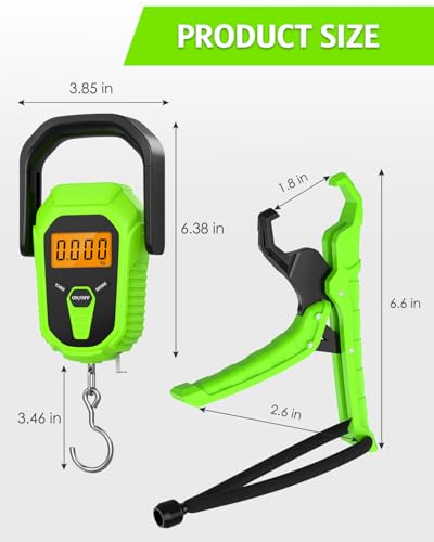 110lb 50kg Fish Scale with Lip Gripper