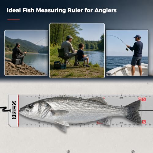 40in Floating Fish Ruler (Gray)