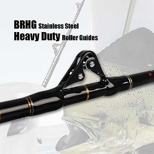 1 Piece Saltwater Offshore Trolling Rod 6 (6' - 1pc - 30-50lbs / Straight)
