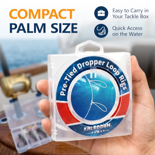 100knots Pre Tied Dropper Loop Fishing Rig (30LB-100knots)