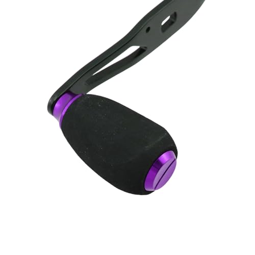 Fishing Baitcasting Reel Handle Replacement Parts (Black Purple)