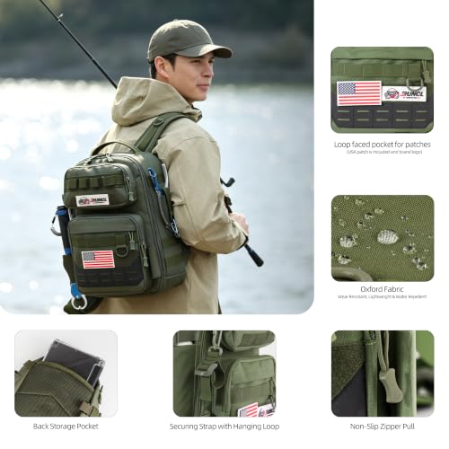 Fishing Tackle Backpack (Army Green)
