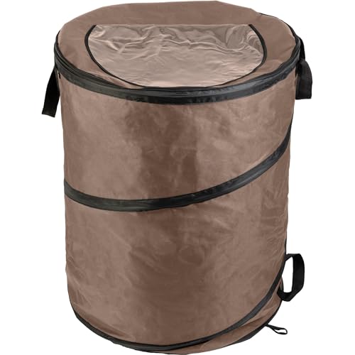 Outdoors Pop Up Outdoor Trash Can (Beige / 46-Gallon)