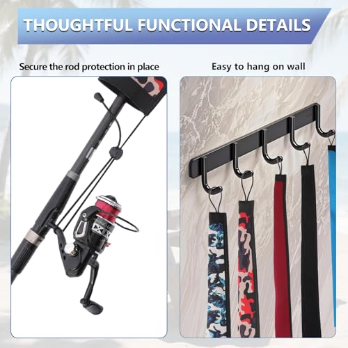 Lightproof Neoprene Fishing Rod Sleeves