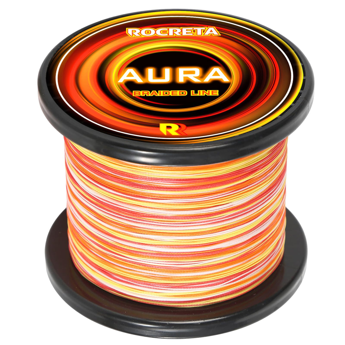 Aura Braided Fishing Line (LAVA / 30LB(1000YDS))