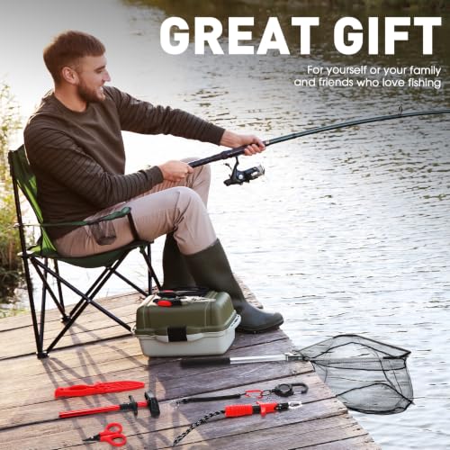 10 Pcs Fishing Tool Kit (Red)