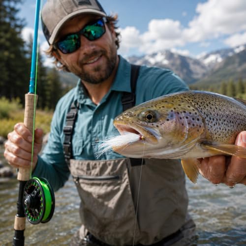 Fly Fishing Rod Combo (Emerald Green / Emerald Green-8)