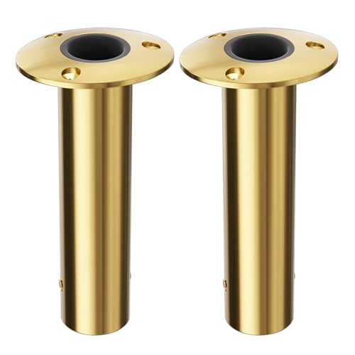 90 Degree Fishing Rod Holder 2 Pack (90 Degree - PVD Gold)