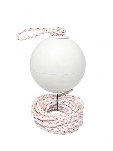 White 6" PVC Fishing Marker Buoy (6" / White)