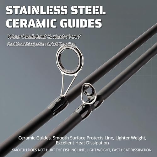 4 Piece Travel Baitcasting Rod