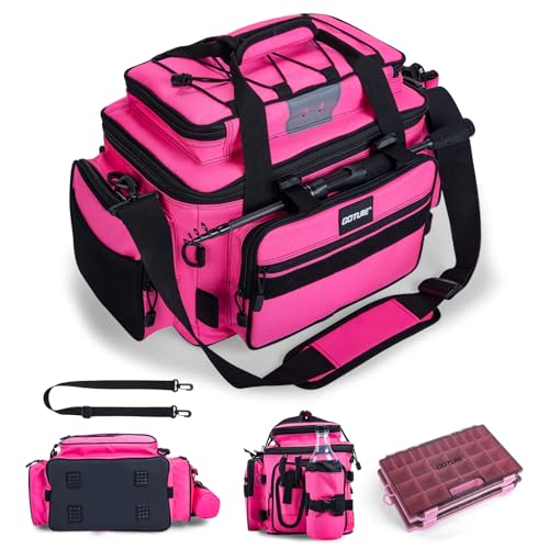 Fishing Tackle Bag with Tackle Boxes