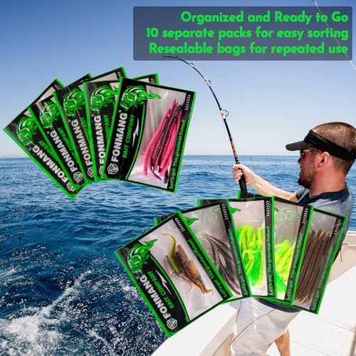 75Pcs Fishing Lures (F2-75pcs Soft Plastic Bait)