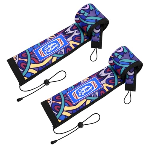 Fishing Rod Socks (Yellow Stripe / 58" x 2pcs)