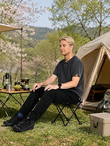 Ultralight Compact Camping Folding Stool with Carry Bag