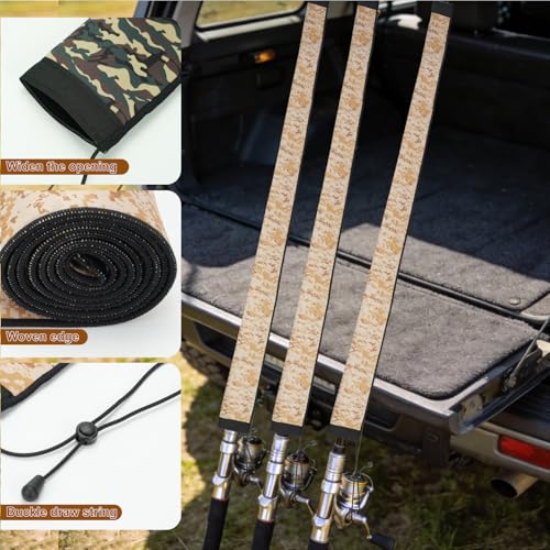 Premium Neoprene Fishing Rod Sleeves (68" / 8-Camo)