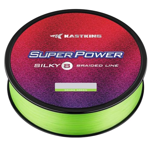 Superpower Silky8 Braided Fishing Line (X8-Grass Green / 8LB(300 Yds))