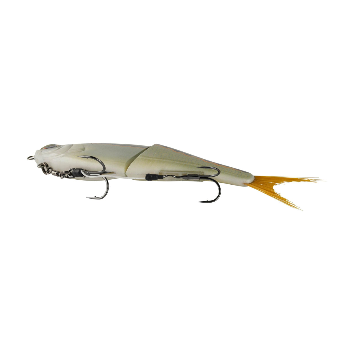 PowerBait Chop Block Fishing Soft Bait (Golden Shiner / 10 in - 4 1/5 oz)