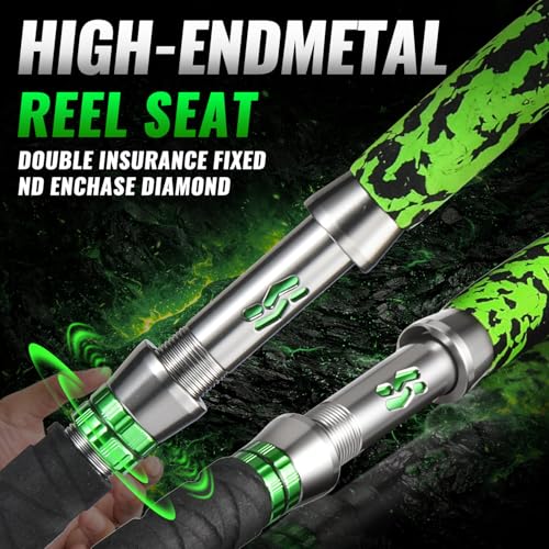 Catfish Rod 7' MH Catfishing Pole (7FT+MH+Spinning)