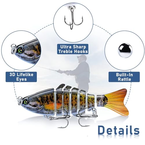 Multi Segmented Fishing Lures