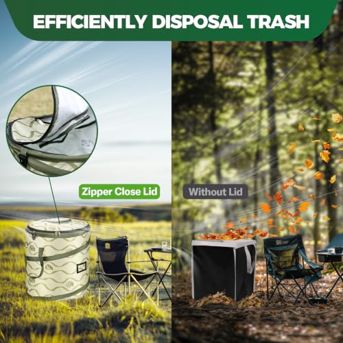 Pop Up Trash Bin (GREEN)