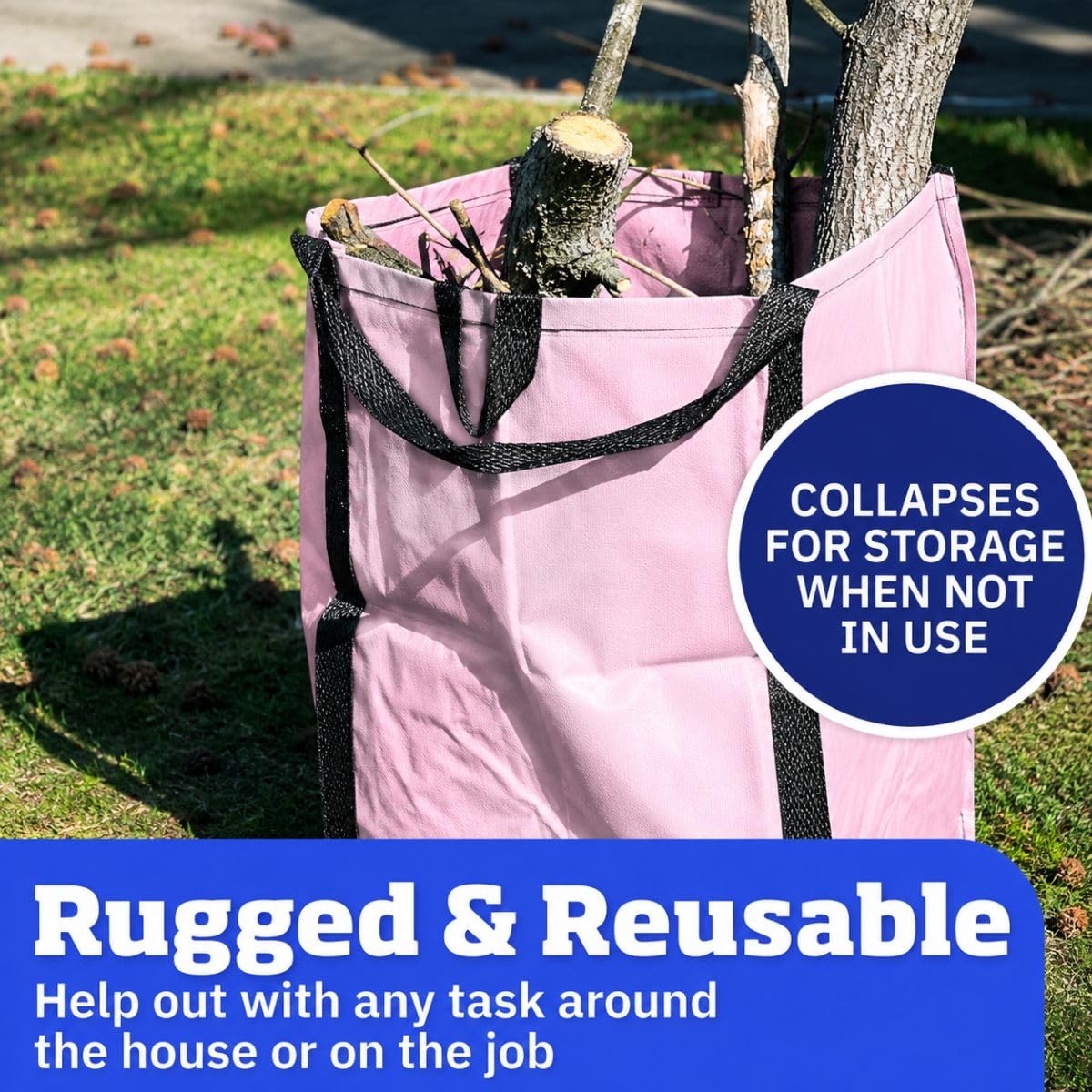 Heavy Duty Home and Yard Bags 48 (Lilac)