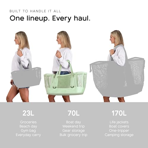 Boat Gear Heavy Duty Outddor CASSI Tote Boat Bag (Sage / 70 Liter)