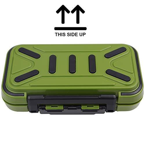 Mini Fishing Lure Box (Green (Size: 6.3”L x 3.55”W x 1.7” H))