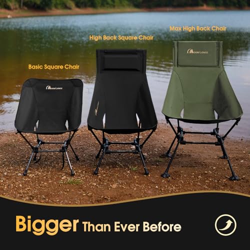 Oversized High Back Camping Chair for Adults (Green)