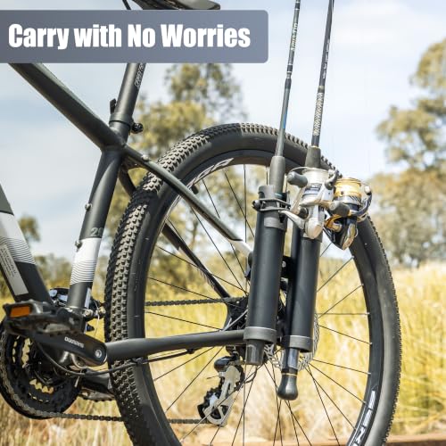 Fishing Rod Holder for Bike Quality Aluminium Alloy Adjustable Design