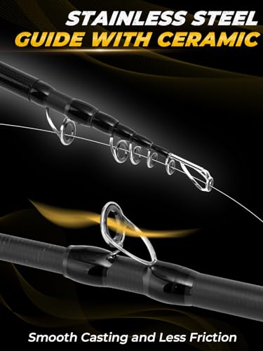 Fishing Rod Telescopic & 4 PCS Portable Fishing Pole