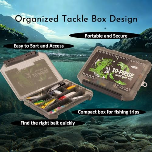 Fishing Lures (F3-10pcs Hard Bait)
