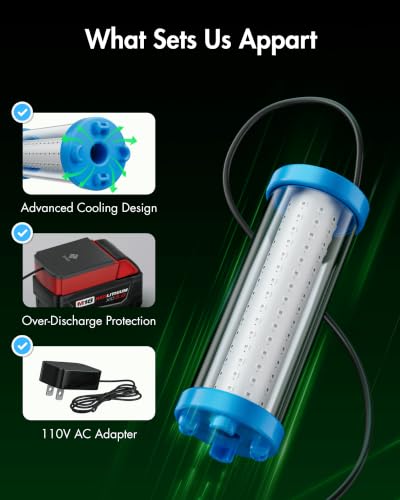 Underwater Green Fishing Light