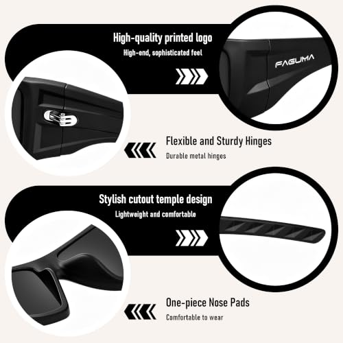 Polarized Sports Sunglasses For Men Women UV400 Protection