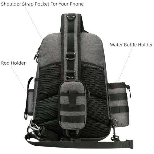 22L Wading Fishing Tackle Sling Bag