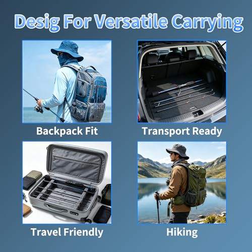 4 Piece Carbon Travel Fishing Rod