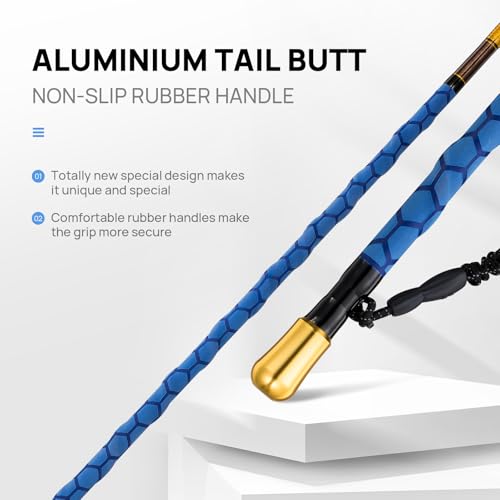 Carbon Fiber Fishing Gaff Saltwater Fish Gaff with S316 Stainless Steel Fishing Hook