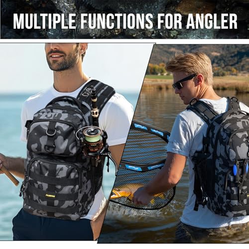Fishing Backpack with Floating Fishing Net (Fishing Backpack With Fishing Net)