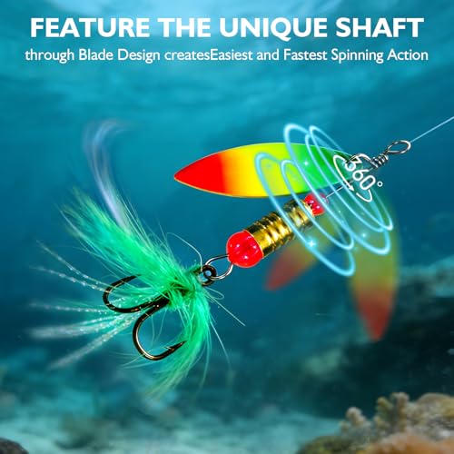 Fishing Lure Spinner baits for Freshwater and Saltwater