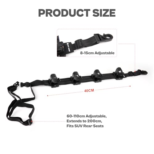 Fishing Rod Racks for Car (4 Rods)